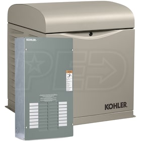 View Kohler 10RESVL-100LC12 10kW Home Standby Generator System (100A Indoor 12-Circuit Switch)
