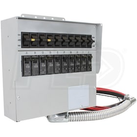 View Reliance Controls Pro/Tran 2 - 30-Amp (120/240V 10-Circuit) Indoor Transfer Switch