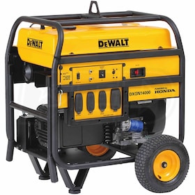 View DeWalt DXGN14000 - 11,700 Watt Electric Start Professional Portable Generator w/ Honda GX Engine (CARB)