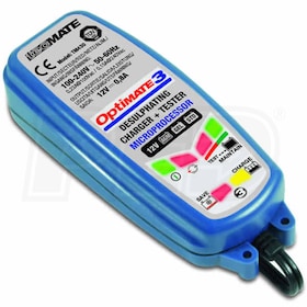 View TecMate OptiMate 3 0.6-Amp Battery Recover/Charger