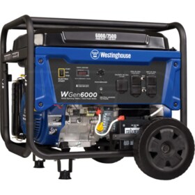 View Westinghouse WGEN6000 - 6000 Watt Electric Start Portable Generator (CARB)