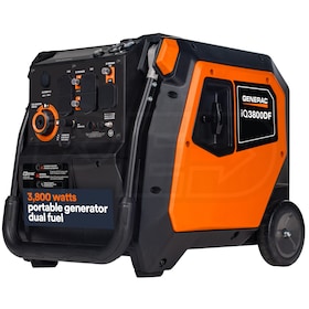 Generac 8946 iQ3800 DF - 3000 Watt Electric Start Dual Fuel