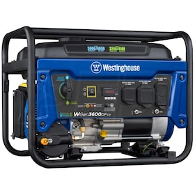 View Westinghouse WGen3600DFcv - 3600 Watt Dual Fuel Portable Generator w/ CO Sensor (CARB)
