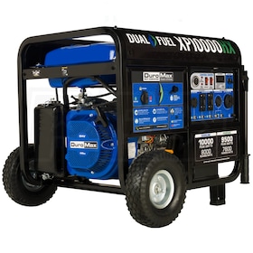 View DuroMax XP10000HX - 8000 Watt Electric Start Dual Fuel Portable Generator w/ CO Alert (49-State)