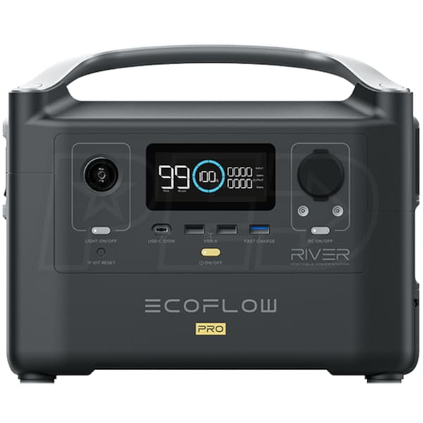 EcoFlow RIVER600PROAMEB RIVER Pro 720Wh Portable Power Station 