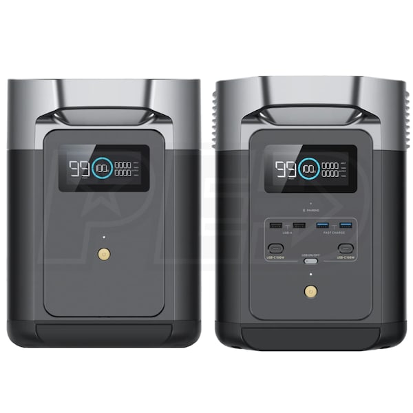 EcoFlow DELTA 2 - 1024Wh Portable Power Station w/ DELTA 2 1024Wh Smart  Extra Battery